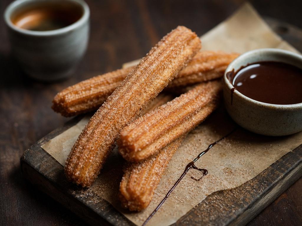 Churros con Chocolate