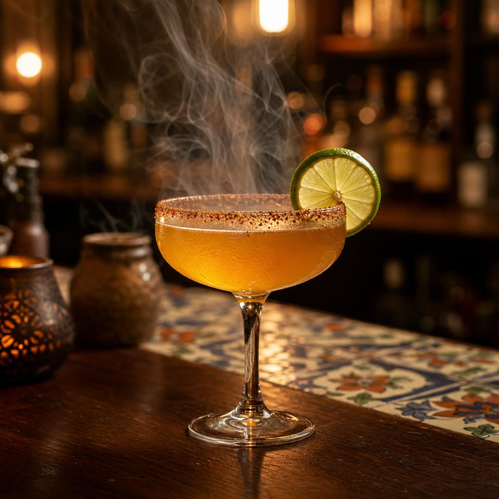 Smoked Bourbon Margarita